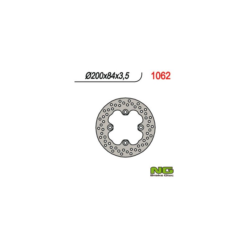 NG TARCZA HAMULCOWA PRZÓD KAWASAKI KVF 650/700/750 (200x84x3,5)(4X10,