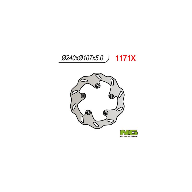 NG TARCZA HAMULCOWA TYŁ KTM 950/990 SUPERMOTO, SUPERDUKE, DUKE 690 (2