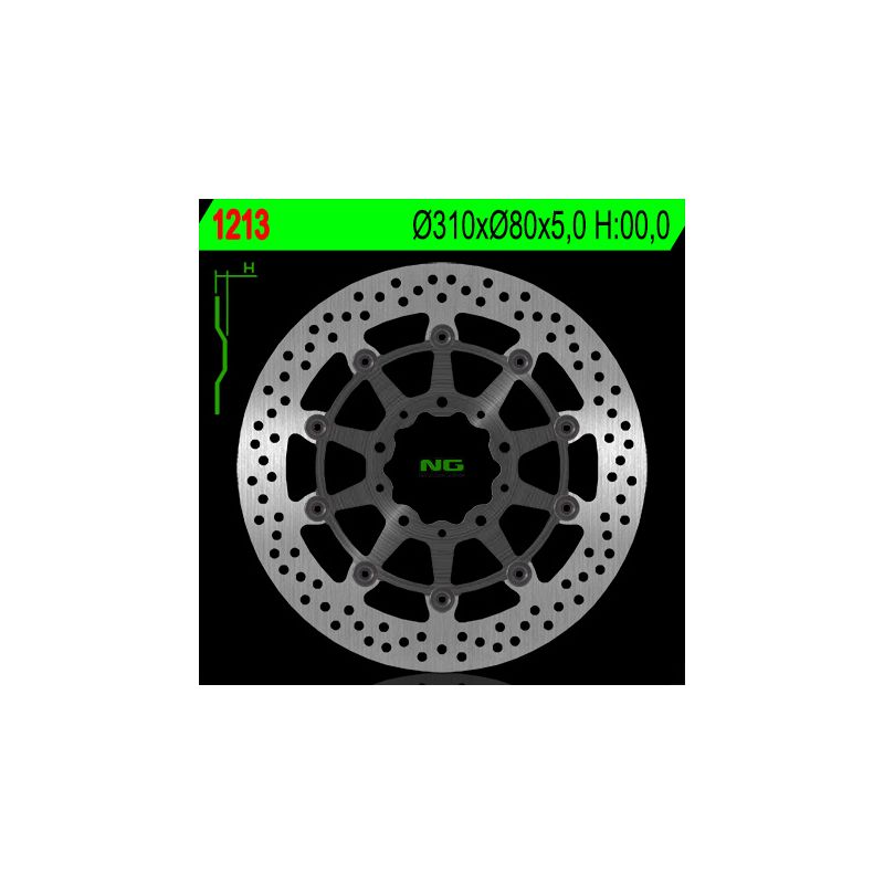 NG TARCZA HAMULCOWA PRZÓD KAWASAKI ZX6R 636 13-16, Z800 12-17, ZX10R 