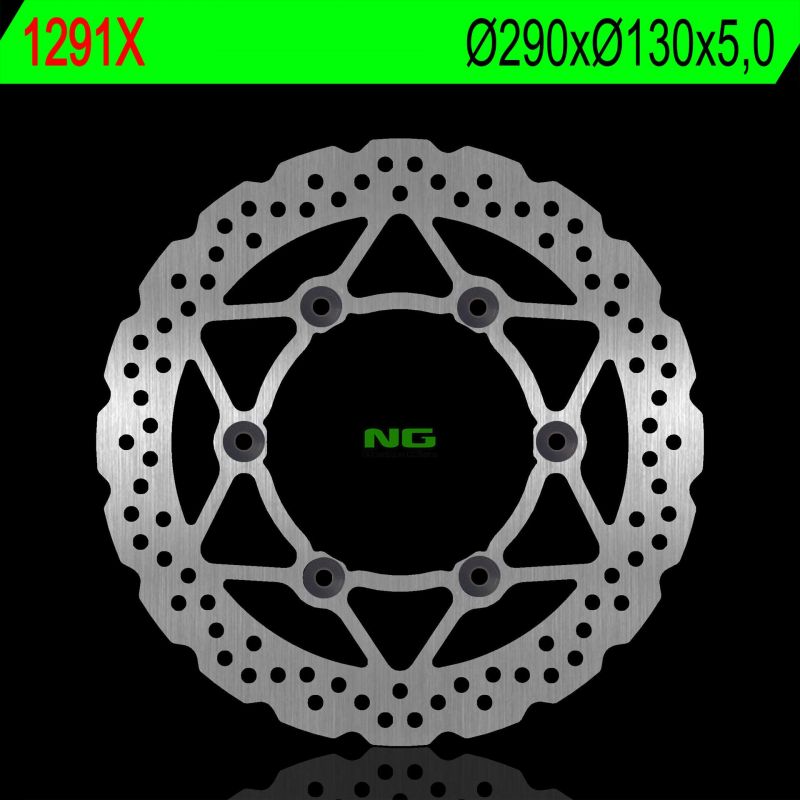 NG TARCZA HAMULCOWA PRZÓD KAWASAKI EX 250R NINJA 07-14 (290X130X5) (6