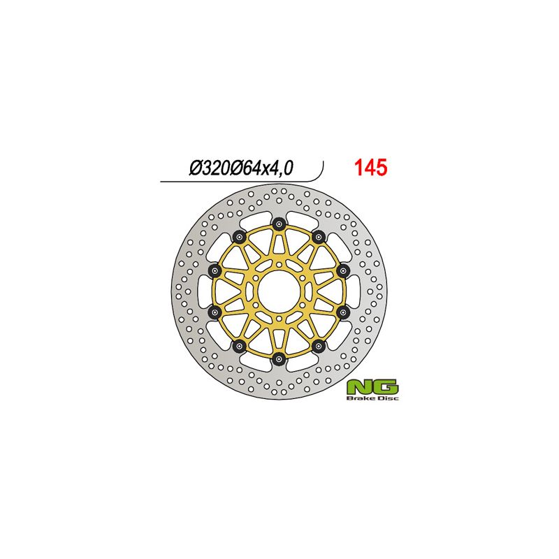 NG TARCZA HAMULCOWA PRZÓD DUCATI 916, BENELLI 750/899/900/1130 (320X6
