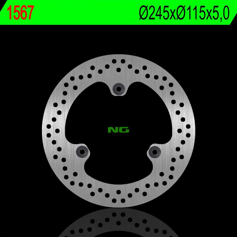 NG TARCZA HAMULCOWA TYŁ YAMAHA X-MAX 125 10-17, X-MAX 250 10-13 (245X