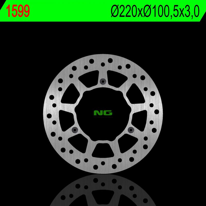 NG TARCZA HAMULCOWA PRZÓD YAMAHA YZ 85 93-23 (220X100,5X3,0MM)(3X6,5M