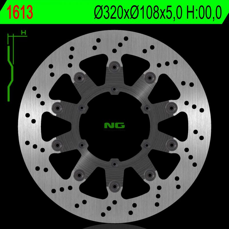 NG TARCZA HAMULCOWA PRZÓD GAS GAS 125/250/400/515 SM CCM 230/450/600/