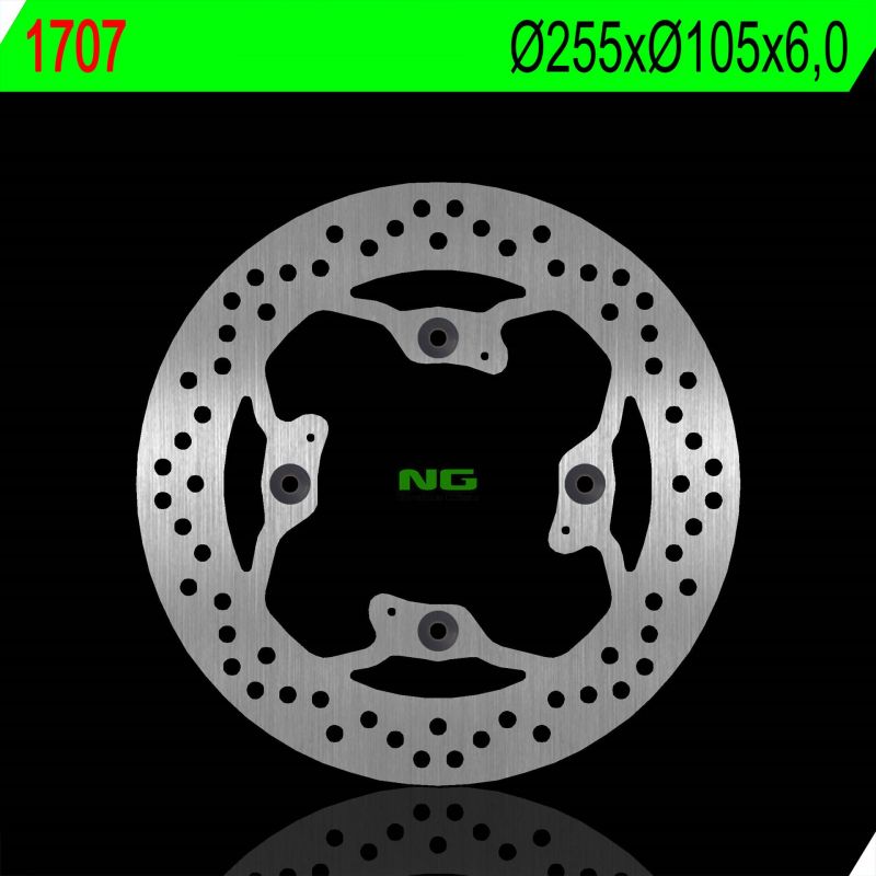 NG TARCZA HAMULCOWA TYŁ TRIUMPH 800/900/955/1050 (255X105X6MM) (4X10,
