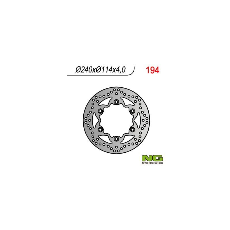 NG TARCZA HAMULCOWA PRZÓD HONDA REBEL 125/250, CBF 125 08-12, VT 125 
