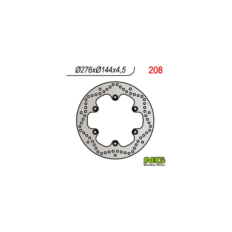 NG TARCZA HAMULCOWA PRZÓD HONDA XL 600V (87-95) TRANSALP, DAELIM VL 1