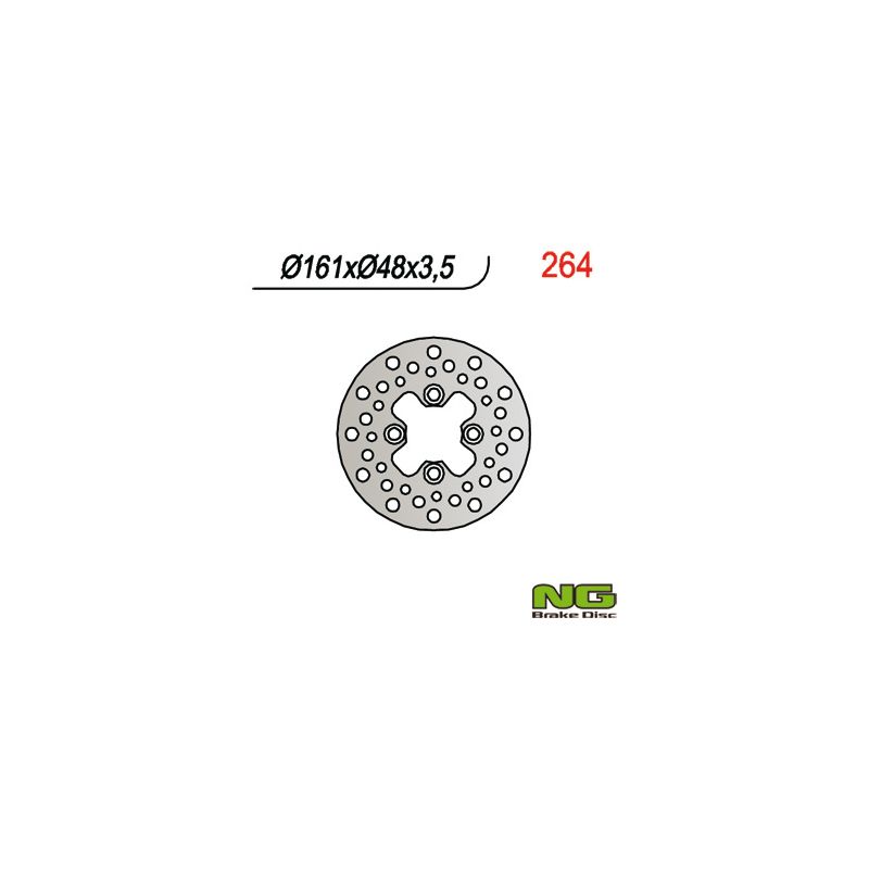 NG TARCZA HAMULCOWA PRZÓD YAMAHA YFM 125/250/350/600/650/700, YFZ 350