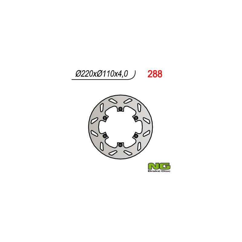 NG TARCZA HAMULCOWA TYŁ APRILIA RS 125`92-96, RX 125`89-00, PEGASO 12