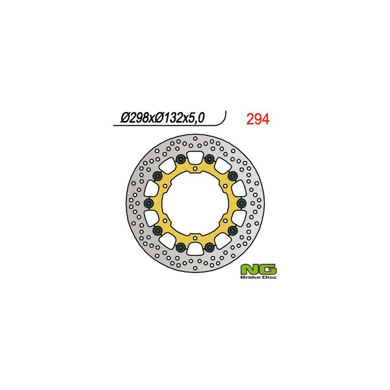 NG TARCZA HAMULCOWA PRZÓD YAMAHA YZF R6 99-02, YZF R1 98-03, FZS 1000