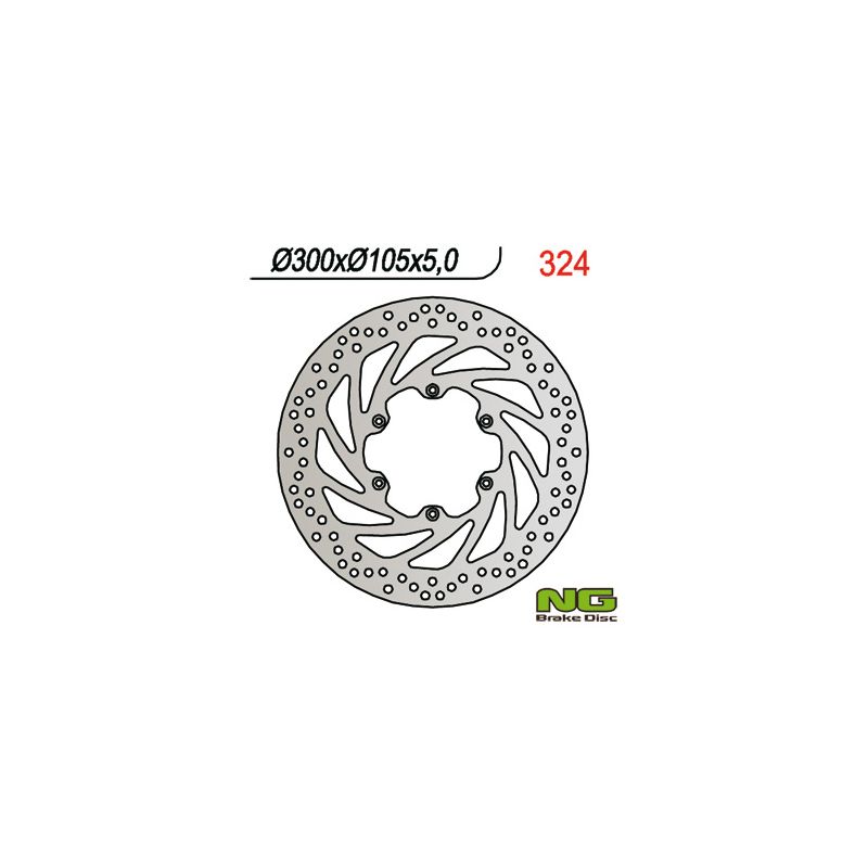 NG TARCZA HAMULCOWA PRZÓD APRILIA / BMW F 650 / F700 GS`12-16 / F800 