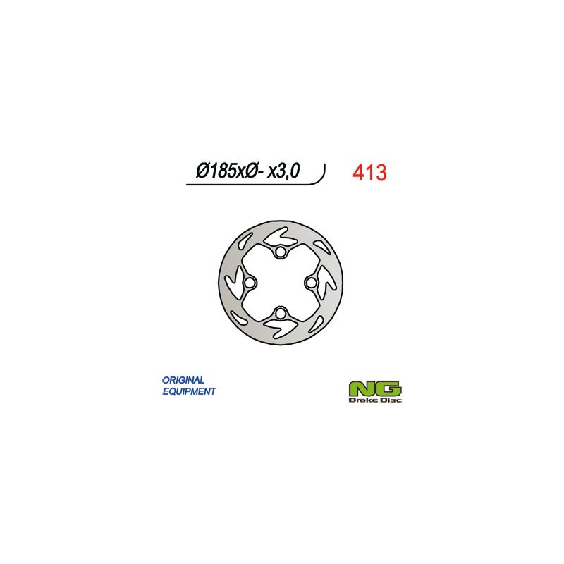 NG TARCZA HAMULCOWA PRZÓD GAS GAS 125/200/250 TXT (185x-x3)