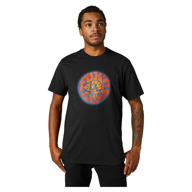 T-SHIRT FOX THE HEATER BLACK  ENDURO CROSS