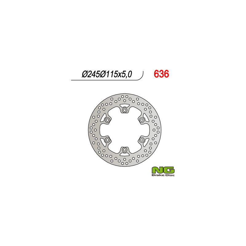 NG TARCZA HAMULCOWA TYŁ YAMAHA FZS/ FZR/ XJ600/ XT660/YZF 600 THUNDER