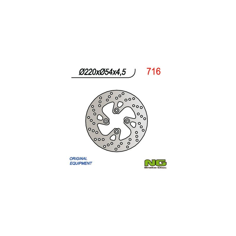 NG TARCZA HAMULCOWA PRZÓD YAMAHA MAJESTY 125 98-09, MBK 125/150/180 (