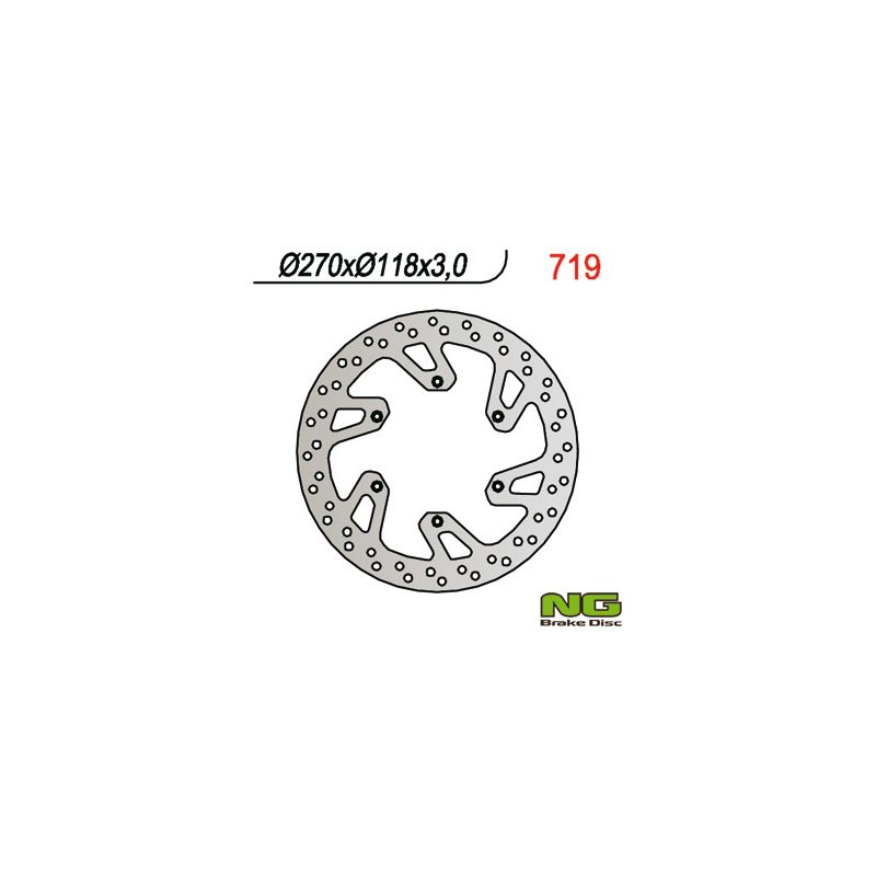 NG TARCZA HAMULCOWA PRZÓD SUZUKI DRZ 400 E/S 00-09, RM 125/250 96-08,