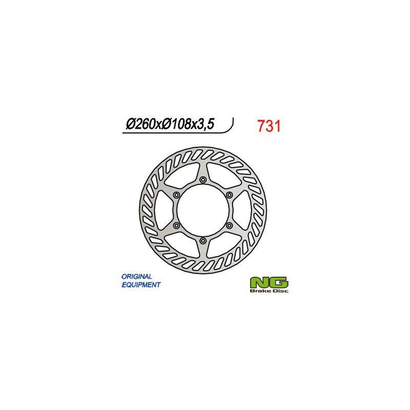 NG TARCZA HAMULCOWA PRZÓD GAS GAS ENDURO CROSS 125/200/250/300/400/45
