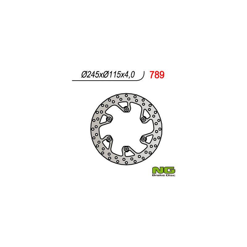 NG TARCZA HAMULCOWA TYŁ YAMAHA YZ 125/250 (02-18) YZF/WRF (02-18) SUZ