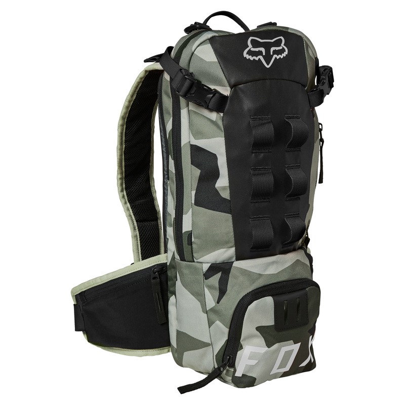 PLECAK FOX UTILITY 10L HYDRATION PACK GREEN CAMO MEDIU ENDURO CROSS