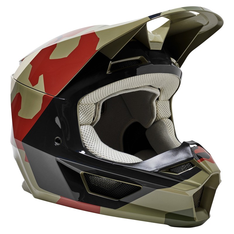 KASK FOX V1 BNKR GREEN CAMO  ENDURO CROSS
