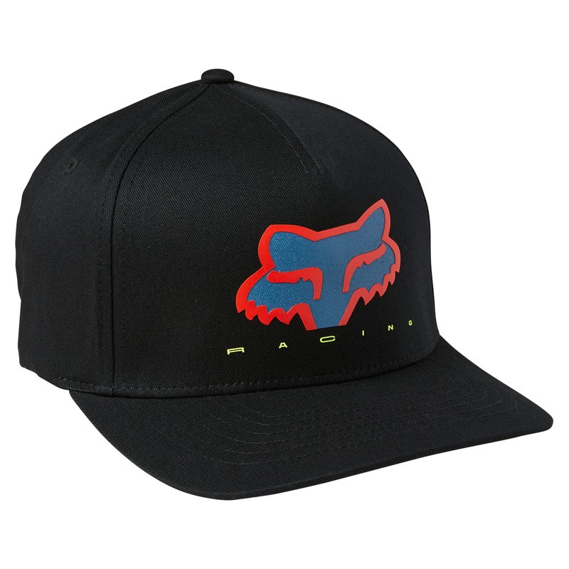 CZAPKA Z DASZKIEM FOX VENZ FLEXFIT BLACK  ENDURO CROSS