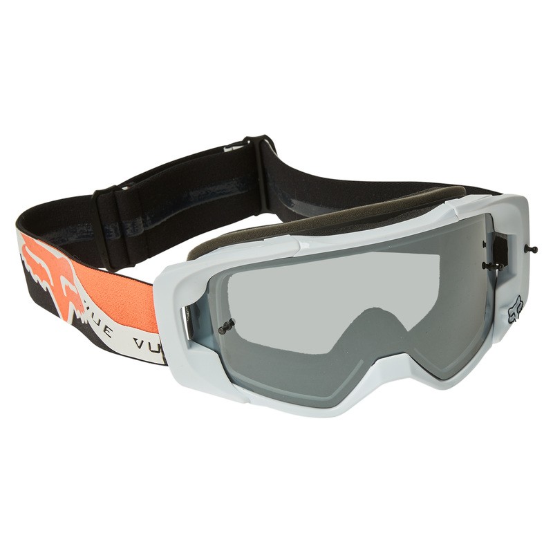 GOGLE FOX VUE DVIDE BLACK/WHITE/ORANGE  ENDURO CROSS