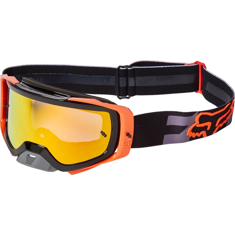 GOGLE FOX AIRSPACE DIER SPARK STEEL GREY - SZYBA ORANGE MIRRORED + CLEAR (2 SZYBY W ZESTAWIE) ENDURO CROSS