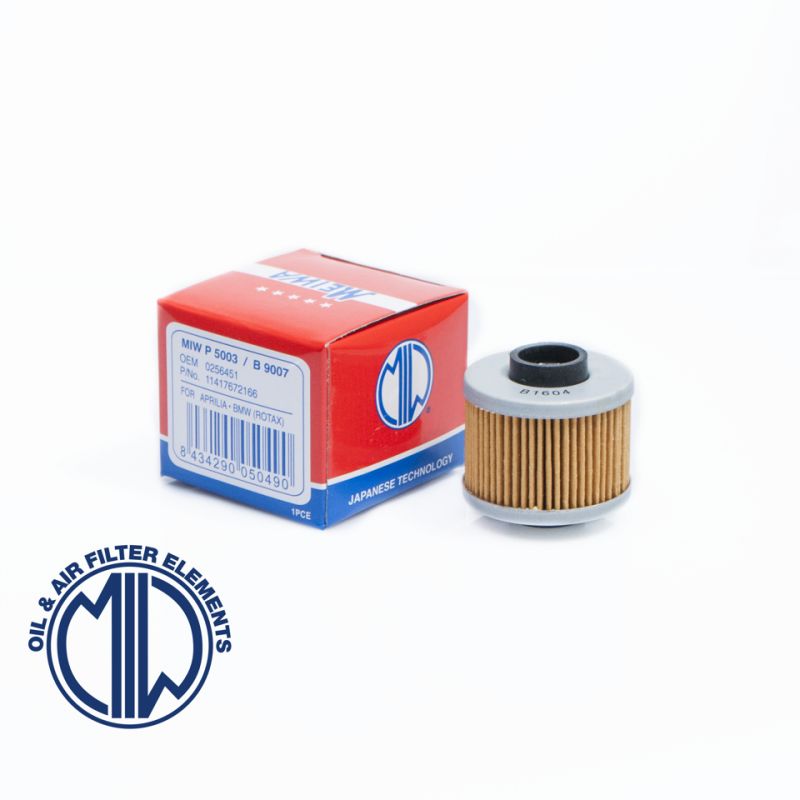 MIW (MEIWA) FILTR OLEJU APRILIA 125/200, PEUGEOT 125/150/200 (HF185) (