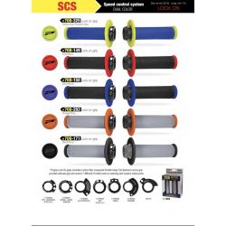 PROGRIP MANETKI PG708 OFF ROAD Z BLOKADĄ SCS LOCK-ON + 6 ADAPTERÓW R