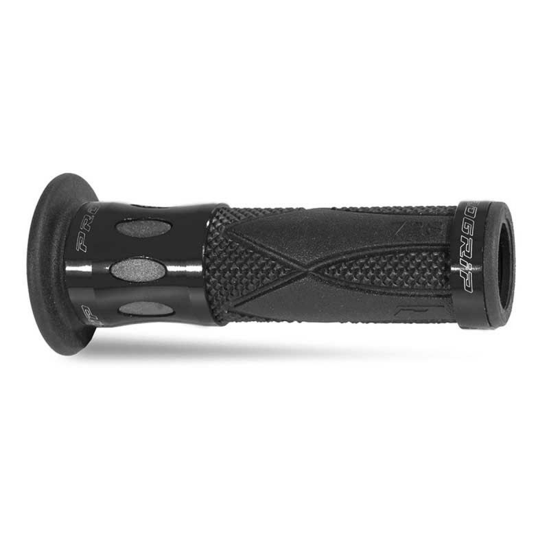 PROGRIP MANETKI PG728 ROAD ALU (22+25MM, DŁ.122MM) KOLOR CZARNY (JEDN