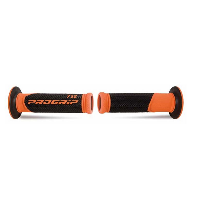 PROGRIP MANETKI PG732 ROAD (22+25MM, DŁ.125MM) KOLOR POMARAŃCZOWY FL