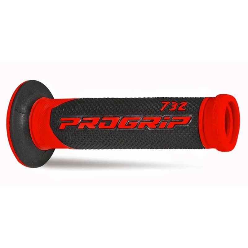 PROGRIP MANETKI PG732 ROAD (22+25MM, DŁ.125MM) KOLOR CZERWONY/CZARNY 
