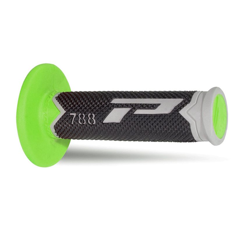 PROGRIP MANETKI PG788 OFF ROAD (22+25MM, DŁ.115MM) KOLOR SZARY/ZIELON