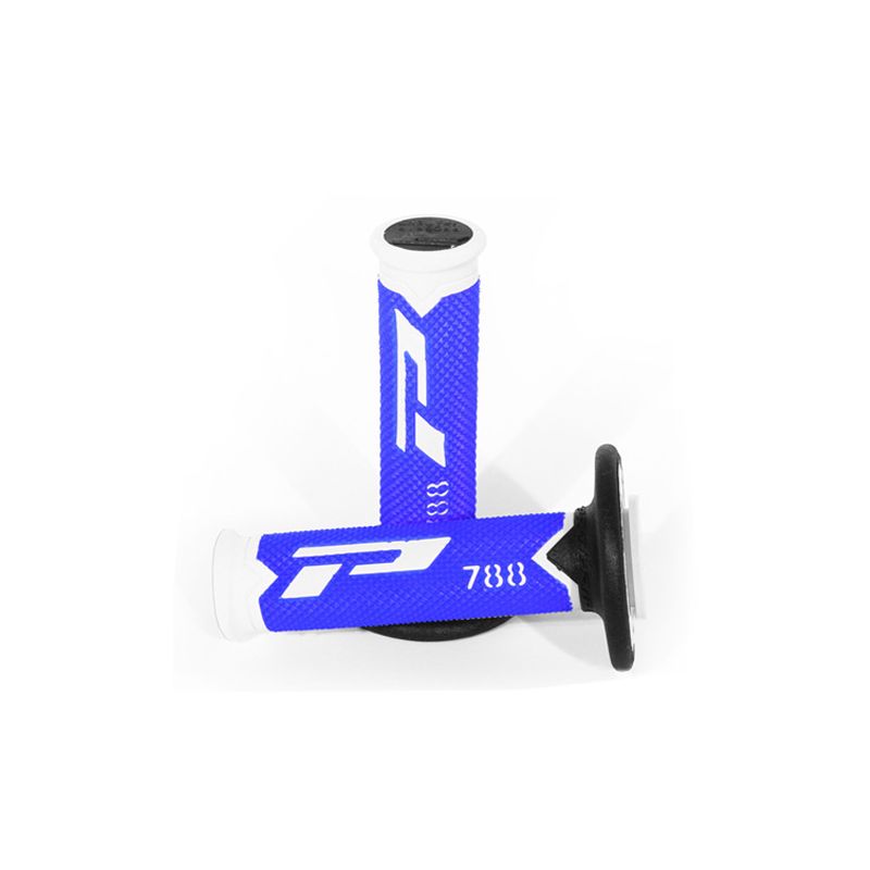 PROGRIP MANETKI PG788 OFF ROAD (22+25MM, DŁ.115MM) KOLOR BIAŁY/NIEBI