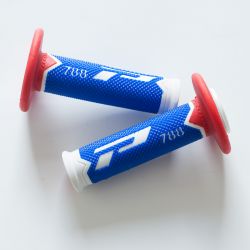 PROGRIP MANETKI PG788 OFF ROAD (22+25MM, DŁ.115MM) KOLOR BIAŁY/NIEBI