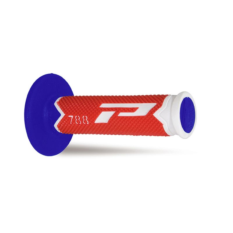 PROGRIP MANETKI PG788 OFF ROAD (22+25MM, DŁ.115MM) KOLOR BIAŁY/CZERW