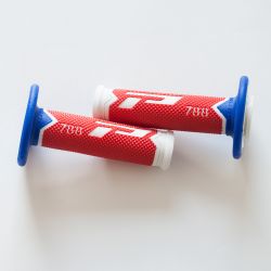 PROGRIP MANETKI PG788 OFF ROAD (22+25MM, DŁ.115MM) KOLOR BIAŁY/CZERW