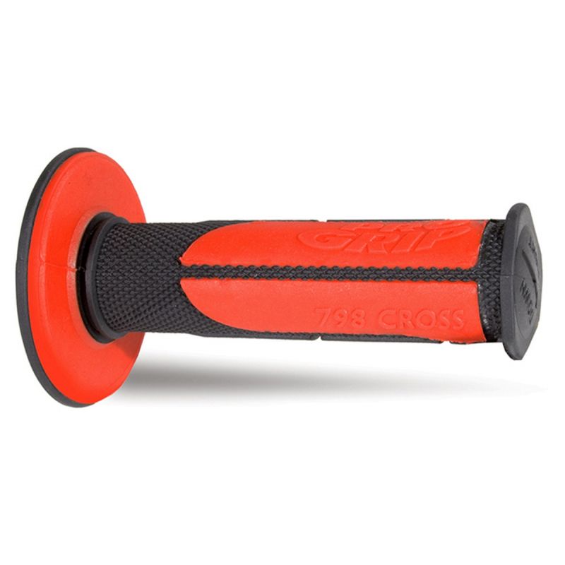 PROGRIP MANETKI PG798 OFF ROAD (22+25MM, DŁ.115MM) KOLOR CZARNY CZERW