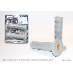 PROGRIP MANETKI PG799 OFF ROAD (22+25MM, DŁ.118MM) KOLOR SZARY/POMARA