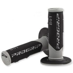 PROGRIP MANETKI PG801 OFF ROAD (22+25MM, DŁ.115MM) KOLOR SZARY/CZARNY