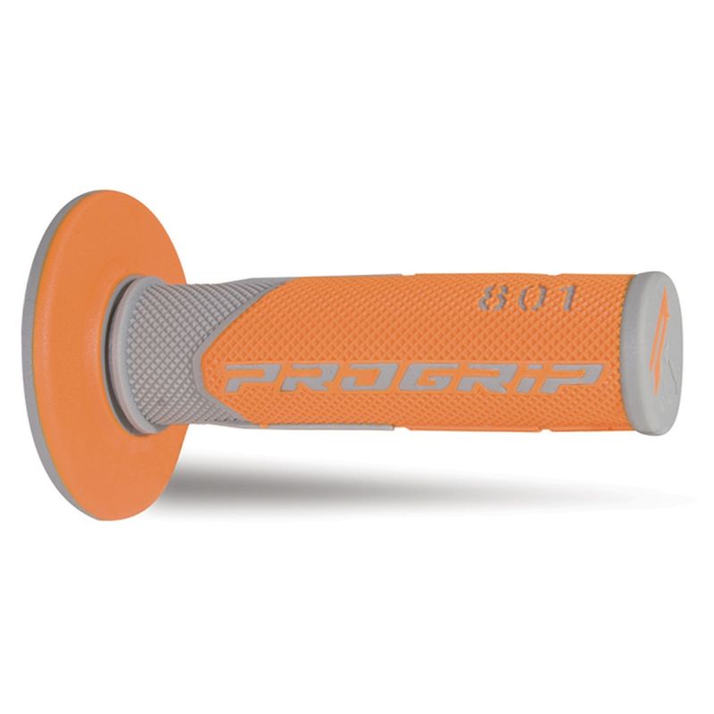 PROGRIP MANETKI PG801 OFF ROAD (22+25MM, DŁ.115MM) KOLOR SZARY/POMARA
