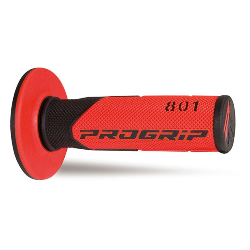 PROGRIP MANETKI PG801 OFF ROAD (22+25MM, DŁ.115MM) KOLOR CZARNY/CZERW