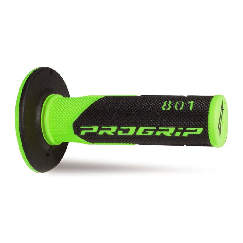 PROGRIP MANETKI PG801 OFF ROAD (22+25MM, DŁ.115MM) KOLOR ZIELONY FLUO