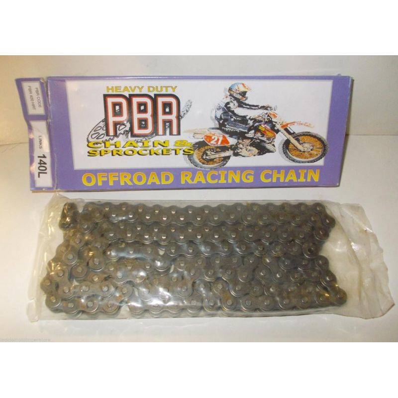 PBR ŁAŃCUCH 420H-140 (140 OGNIW) BEZ ORINGÓW MOTOCROSS DO 85CM (420