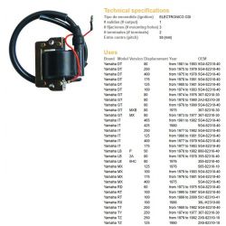 DZE CEWKA ZAPŁONOWA YAMAHA DT/YZ/IT/MX/RD (5G4-82310-40)