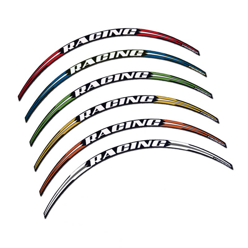 PROGRIP TAŚMA OZDOBNA NA FELGI RACING KOLOR FLUO POMARAŃCZOWY (WYPUK