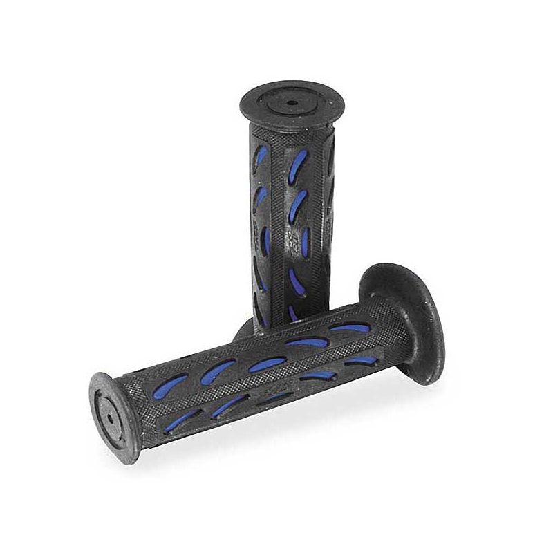 PROGRIP MANETKI PG724 ROAD (22+25MM, DŁ.125MM) KOLOR CZARNY/NIEBIESKI