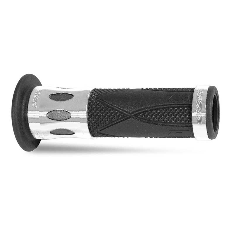 PROGRIP MANETKI PG744 SCOOTER ALU (22+25MM, DŁ.115MM) KOLOR SREBRNY (
