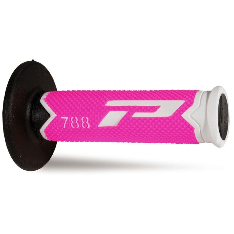 PROGRIP MANETKI PG788 OFF ROAD (22+25MM, DŁ.115MM) KOLOR BIAŁY/RÓŻ