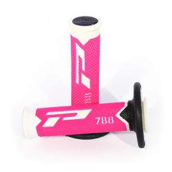 PROGRIP MANETKI PG788 OFF ROAD (22+25MM, DŁ.115MM) KOLOR BIAŁY/RÓŻ